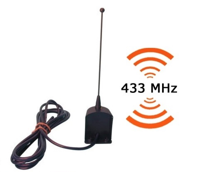 Antena 433 mhz + 3m cable coaxial para kit antena 433mhz + 3 m cable coaxial para automatismo pórtico garaje antenas cables coax