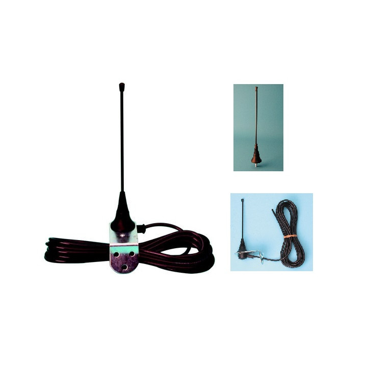 Antena 433 mhz + 4m cable coaxial para automatismos mejoracion de la transmisiones radio con teclados receptores mandos a distan