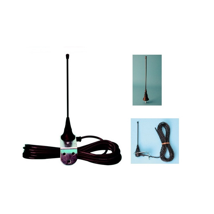 Antena 433 mhz + 4m cable coaxial para automatismos mejoracion de la transmisiones radio con teclados receptores mandos a distan