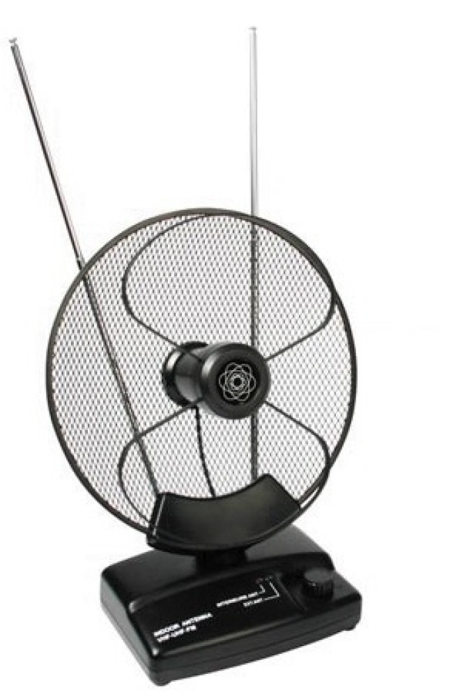 Antena activa parabólica uhf, vhf & fm para uso en interiores hama - 2