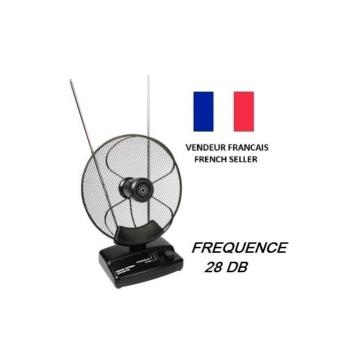 Aktive parabolantenne fur den innenbereich (uhf vhf und fm) hama - 1