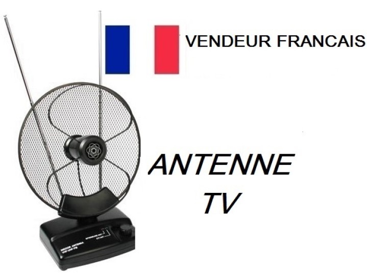 Parabolica antenna tv uhf vhf fm tv tnt antm4 28db amplificatore 220v uso interno 12v hama - 1