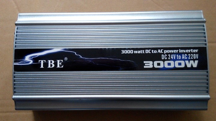 Modified sine wave power inverter 3000w 24vdc in 230vac out pin earth jr international - 2