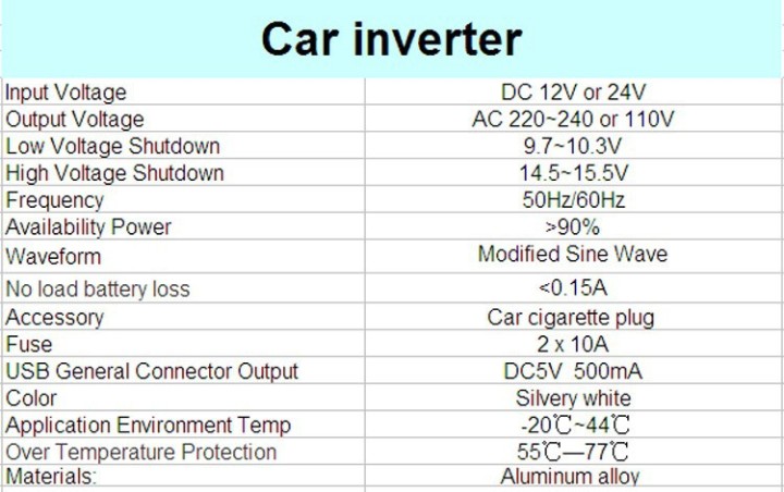 Convertidor con onda senoidal modificada 3000w entrada 24vdc salida 230vac 24v 210v 220v 230v 240v toma de tierra de espiga adap