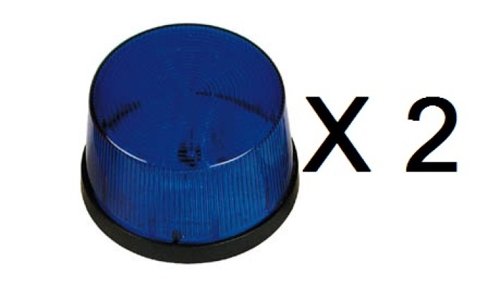 2 Flash 12vdc blue xenon flash, ø70x44mm strobe light strobe warning emergency lights strobe warning light systems fire police e