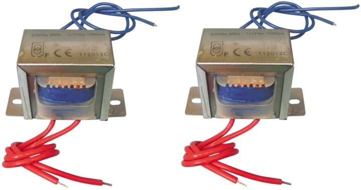 2 Transformador chasis abierto 12va 1 x 12v 1000ma velleman - 1