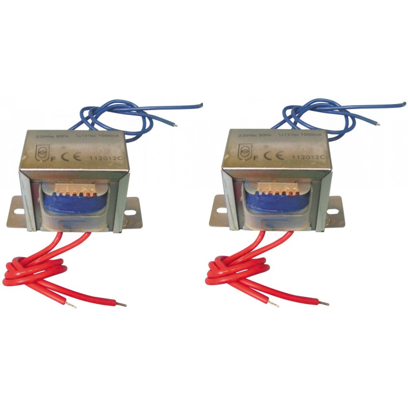 2 Transformador Chasis Abierto 12va 1 X 12v 1000ma