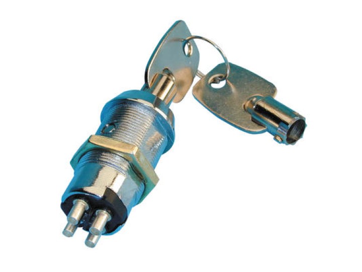 Serratura elettrica a impulsione 4 piastrine contatto 2 chiavi rotonde codice 3101 serrature accessori allarme cancelli automati
