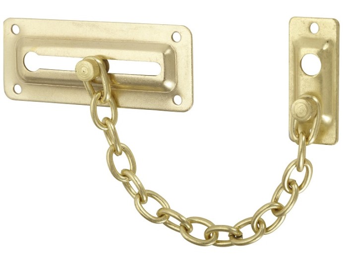Catena di sicurezza per porta d'appartamanto villa o abitazione catenina chiusura di sicurezza porte jr international - 1