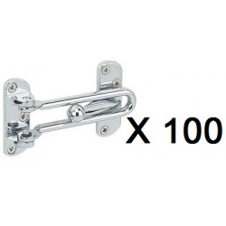 100 Door Lock Extruded Chain Door Guard, Security hasp recessed door jr international - 1
