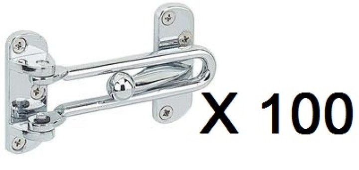 100 Hasp puerta apartamentos villa chainlets cadena de seguridad dg001-pc jr international - 1