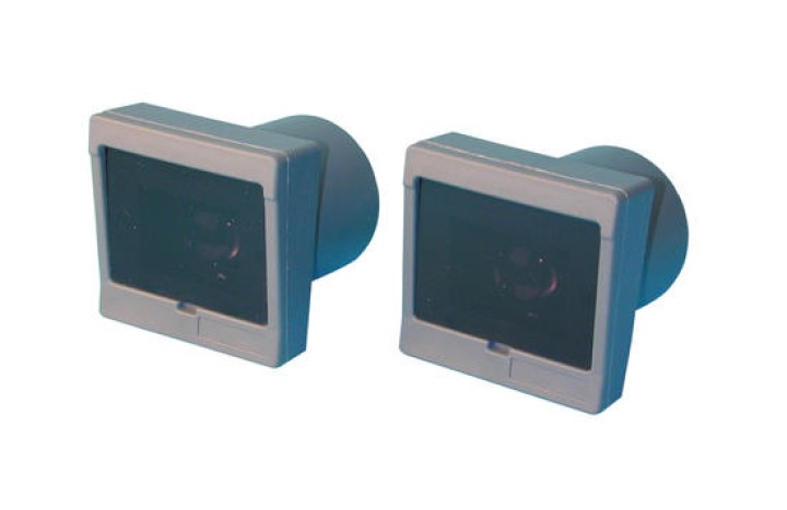 Barriera infrarossa 20 40m 12v 24vca cc p4024 raggio elettronico cellule infrarosse ea - 1