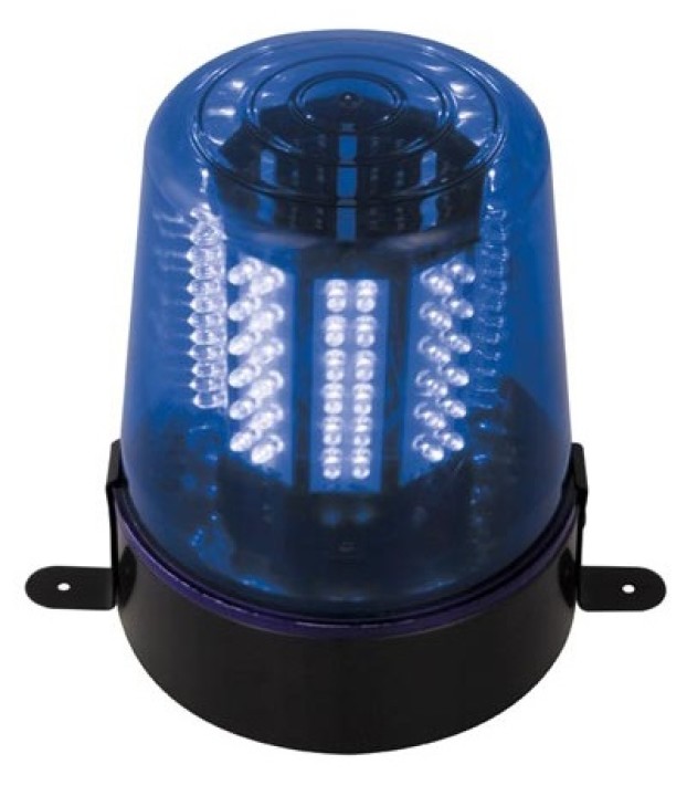 108 blaue LED-Kennleuchte 12V + 220V Netzteil girophare vdllplb1 Lichteffekt velleman - 2