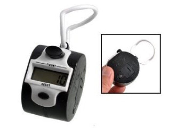 Digital tally counter 5 digits counts from 0 - 99999 accurate attendance counts, lap counts, golf scores and tallies jr internat