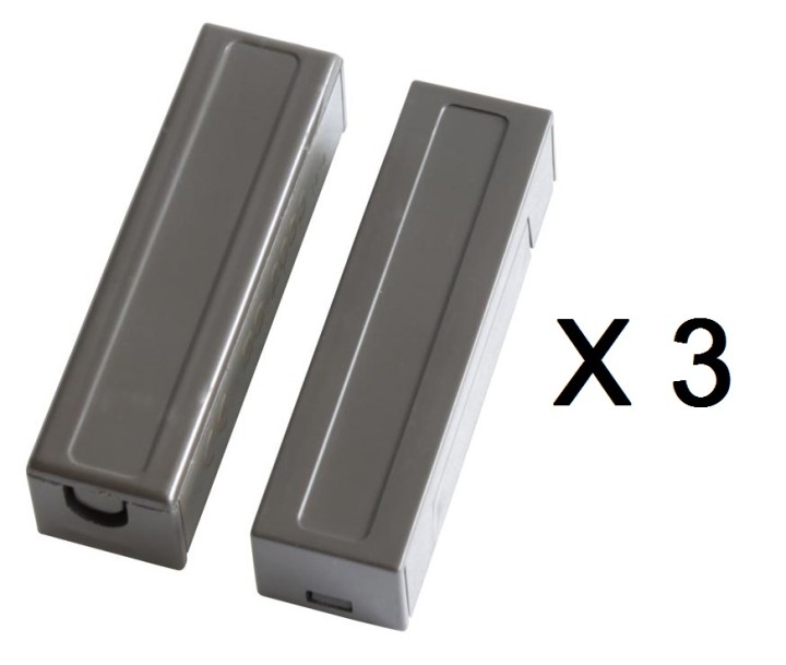 3 Detector opening sensor magnetic contact alarm contact nf projection cream bs-2033 brown toshiba - 1