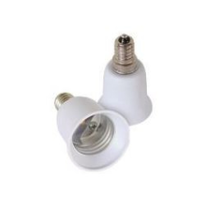 2 E14 adaptador convertidor lámpara portalámparas e27 ha llevado adaptación 220v 12v 24v 48v jr international - 3