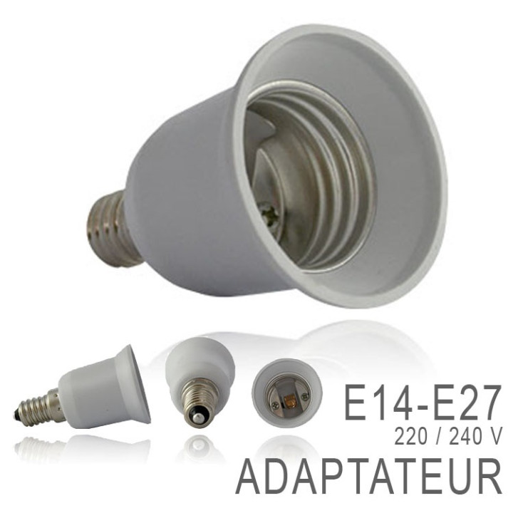 2 E14 adapter converter lampenfassung lampe e27 führte anpassung 220v 12v 24v 48v jr international - 2
