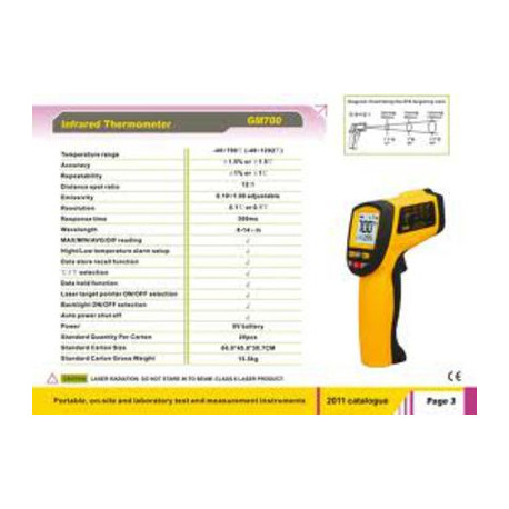 Non-Contact Digital IR Infrared Laser Point Thermometer Temperature Meter Gun 
