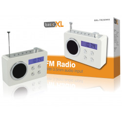 White portable radio basicXL