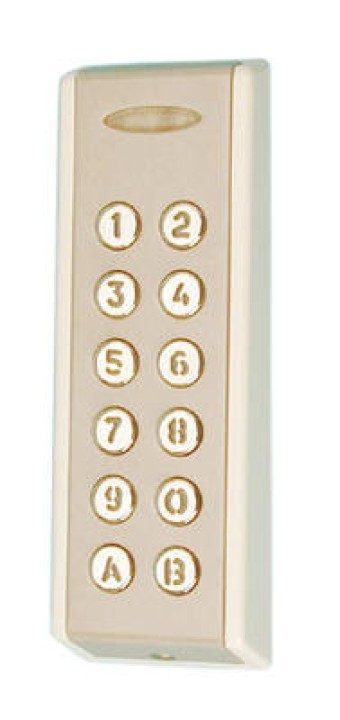 Teclado alarma electronico teclado metalico retro alumbrado 12vcc inox tb teclados alarma electronica jr international - 1