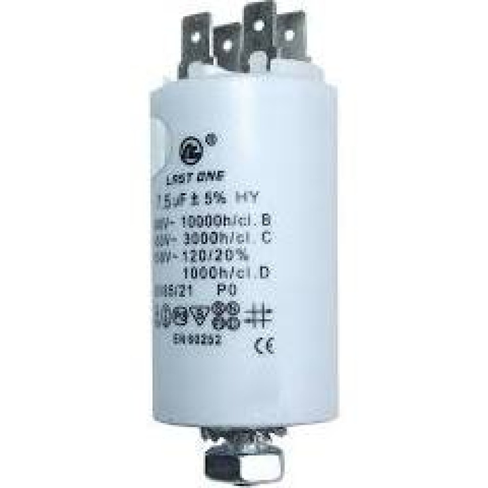 7.5mf kondensator mf mikrofarad 450v 50/60 hz motorinbetriebnahme w1 11.007 wohnung lug uhr candy - 1
