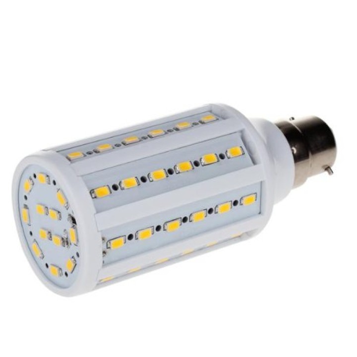 b22 220v 60 leds 5050 smd 12w led corn bulb lamp cold white jr international - 7
