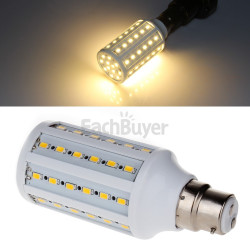 b22 220v 60 leds 5050 smd 12w led corn bulb lamp cold white jr international - 5