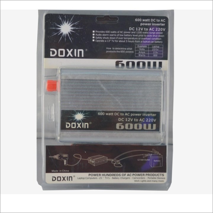 Apagado térmico DC12V a la CA 220V 600W de corriente USB adaptador de coche Inversor automático jr international - 4