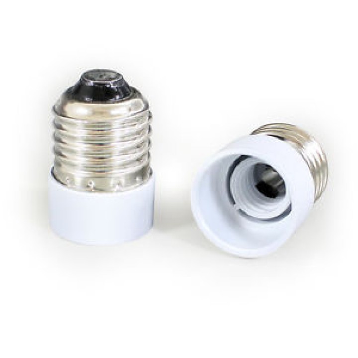 E27 auf E14 Sockeladapter-Konverter-Halter für LED-helle Lampen-Birnen jr international - 9