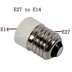 E27 a E14 zócalo de la base del convertidor del adaptador sostenedor para los bulbos de lámpara de luz LED jr international - 5