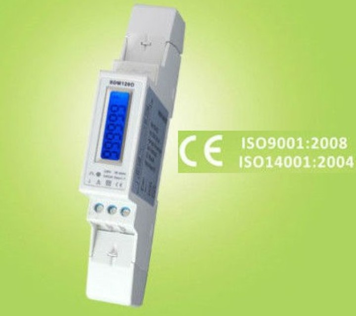 Energieverbrauchsanzeige kwh stundenzähler power din-schiene 220 ??v einphasig 1 phase jr international - 2