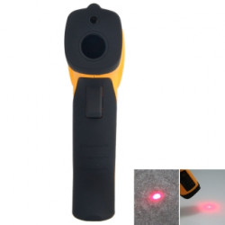 Infrared laser thermometer digital 550 degree orange noncontact geo fennel - 7