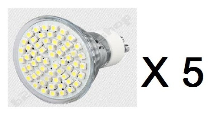 5 4w gu10 led lampe 60 white 6500k birne spot 220v 230v 240v konsolidierten geringer beleuchtung licht gu10l3w jr international 