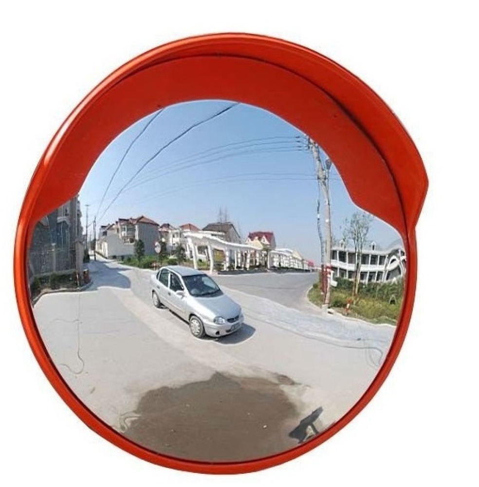Specchio convesso panoramica pvc campo cornice tappo 45 centimetri di vista di 180 ° jr international - 1