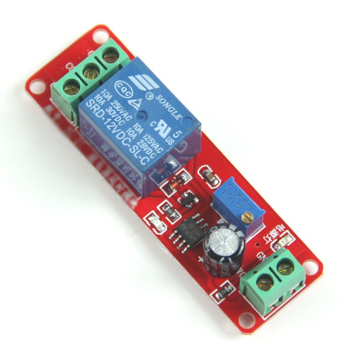 Rojo DC12V Tire Delay Timer Interruptor Módulo de relé ajustable 0 a 10 Segundo T1098 P conrad - 3