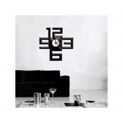 Silent polypropylene adhesive wall clock with battery velleman - 1