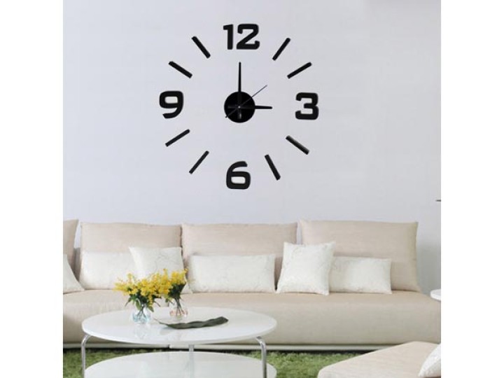 Modern Wall Clock silenzioso polipropilene adesivo WCS3 velleman - 1