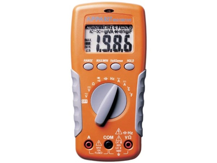 Digital Multimeter appa 62 automatic range selection velleman - 1