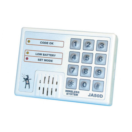 Keypad electronic wireless electronic alarm keypad for alarm control panel ja50, ja50r, 30 60m 433mhz access control keypad wire