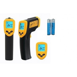 Infrarot thermometer ( 35°c bis +365°c) 
mit Batterie jr international - 1