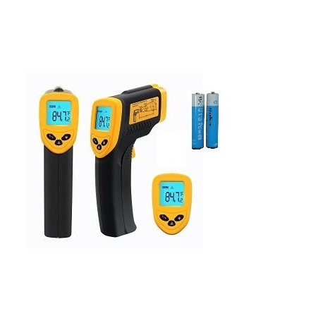 Non contact ir infrared digital thermometer with laser WITH BATTERY jr international - 1