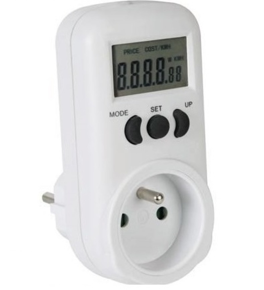 Contador de energia, controlador de consumo potencia e305em6 contadoe 220v 230v 240v 16a velleman - 1