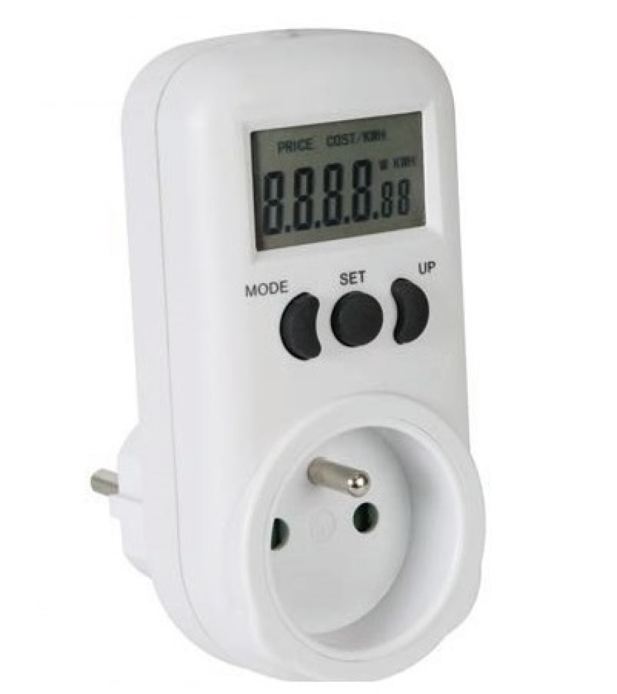 Contador de energia, controlador de consumo potencia e305em6 contadoe 220v 230v 240v 16a velleman - 1