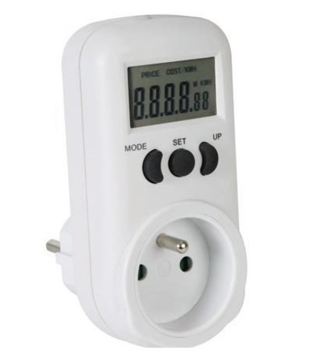 Contador de energia, controlador de consumo potencia e305em6 contadoe 220v 230v 240v 16a velleman - 1