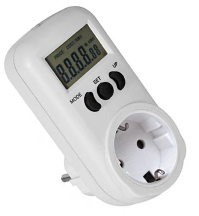 Contador de energia, controlador de consumo potencia e305em6 contadoe 220v 230v 240v 16a velleman - 1