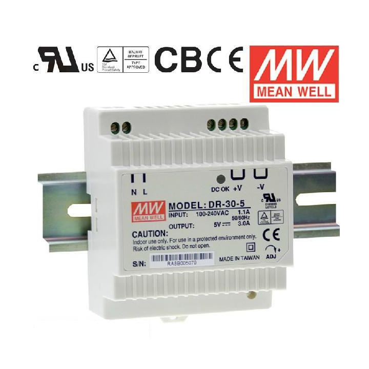 Versorgung 110v 220v 5V 15w 19w 30w DC 3a din stabilisiertes Netzteil 230v 240v 30-5 220vac 85-264V jr  international - 1