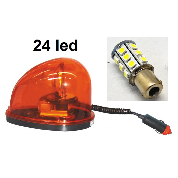 Girofaro electrico magnetico 12vcc 10w ambar gota de agua dl185 gyrofaros electricos magneticos jr international - 1