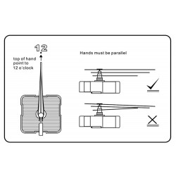 Quartz clock movement kit spindle mechanism shaft 28mm jr international - 4