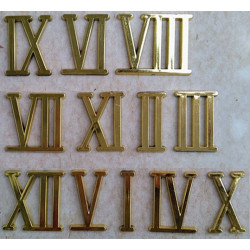 Lote 12 cifras romanas de cuarzo reloj de pared jr international - 7