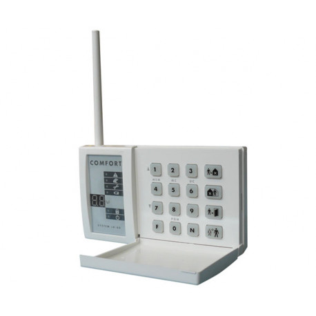 Keypad electronic wireless electronic alarm keypad for alarm control panel ja60k ja65k, 30 100m 433.92mhz access control keypad 